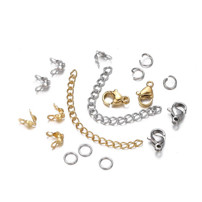 210-400pcs/Box Jewelry Making Kits Lobster Clasp