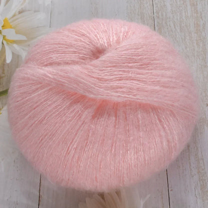 1pcs 50g Mohair Silk Wool Yarn 15% Wool 15% Mohair 40% Acrylic 30%