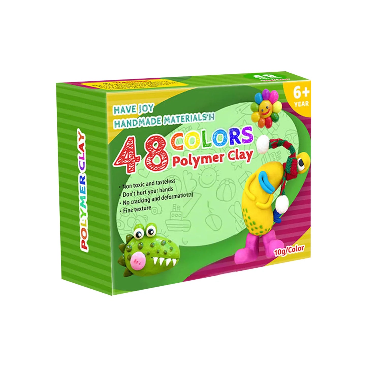 Polymer Clay Blocks With Tools Kit