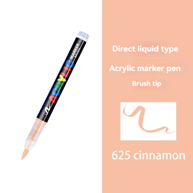 16 Colors Straight liquid Acrylic Paint Pen