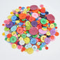 50Gram  Mix size wooden buttons