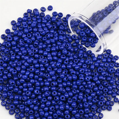 12Grams/Tube 2mm Metallic Seed Beads Japanese Round Glass Seedbeads 1200pcs
