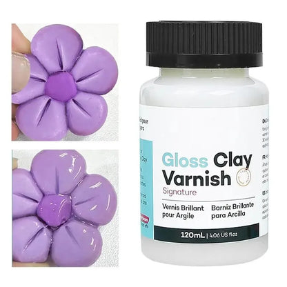 50/100ML Gloss Varnish For Air Dry Clay Glaze