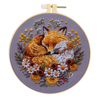 Beginner Embroidery Kit Cow Daisy Punch Needle Kit