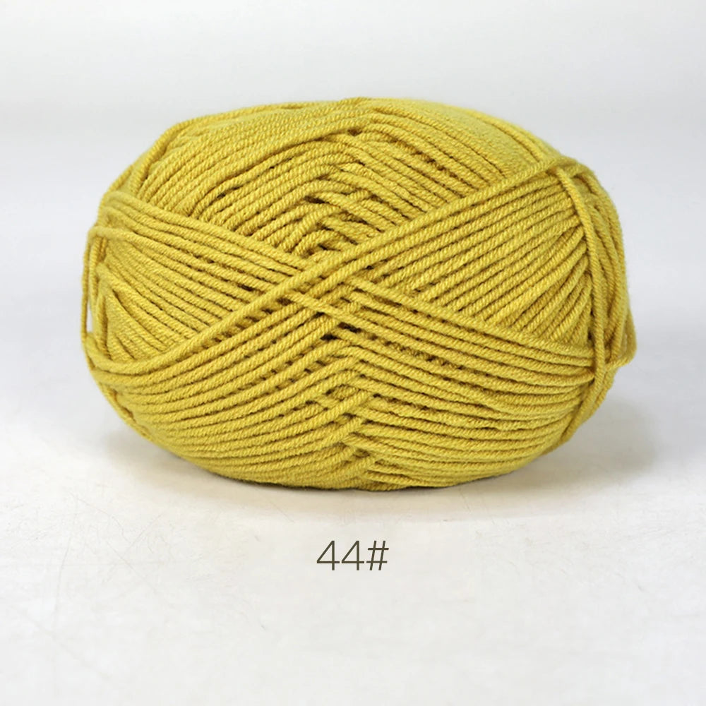 A1-a 50g/Set Soft Milk Cotton Yarn for Crochet Threads for Knitting