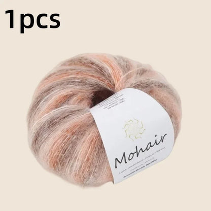 Gradient Mohair Soft Cotton Yarn