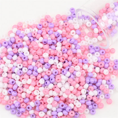 12Grams/Tube 2mm Metallic Seed Beads Japanese Round Glass Seedbeads 1200pcs