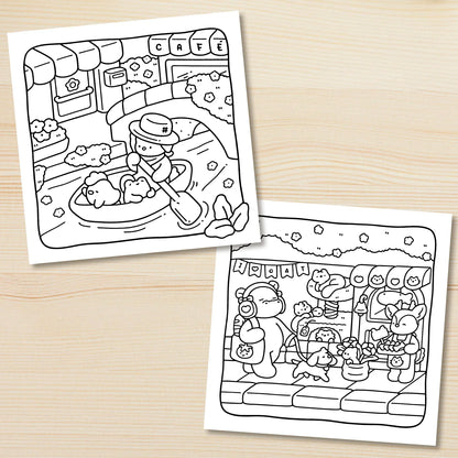 CALM DAYS Bold-easy Patterns Coloring Book