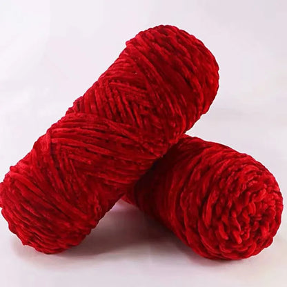 DIY 100% Polyester  Velvet Yarn
