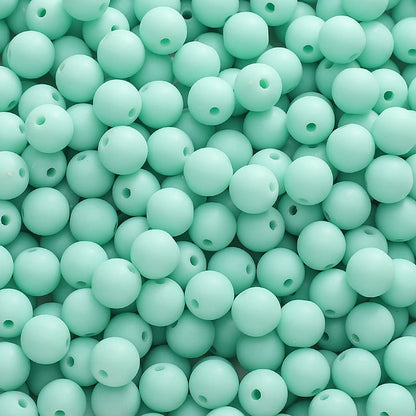 50-100pcs 8/10mm Acrylic Frosted Matte Round Beads Multi Color