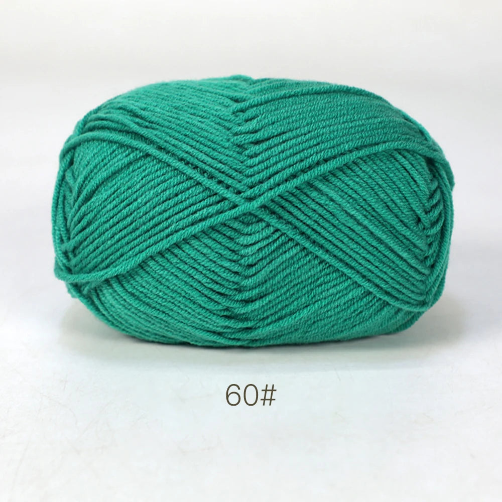 A1-a 50g/Set Soft Milk Cotton Yarn for Crochet Threads for Knitting
