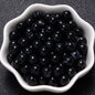 6-18mm Gradient Acrylic Beads Round Cat's Eye  Loose Spacer Beads