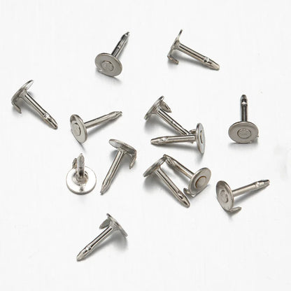 100pc Metal Locking Pin Back Brooch Badge Holder