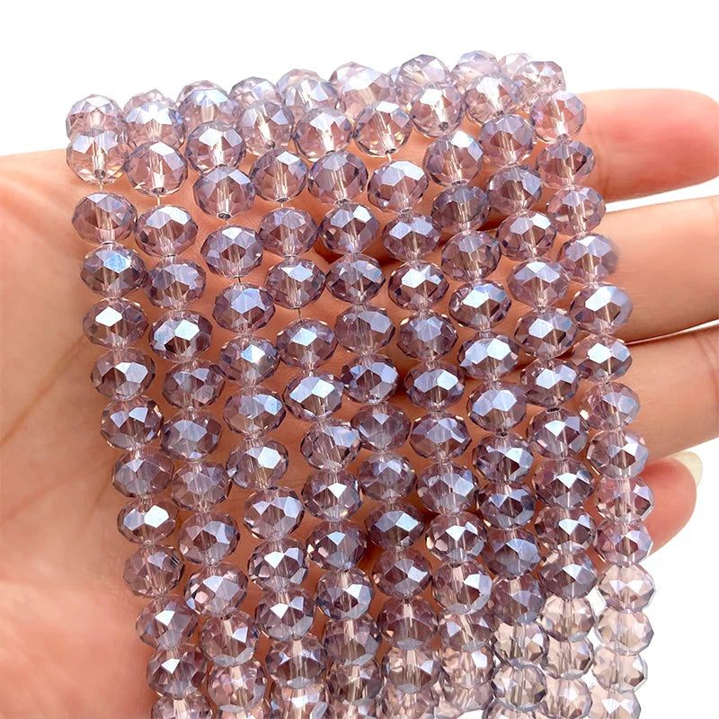 2 3 4 6 8mm Austria Faceted Crystal Beads Rondelle