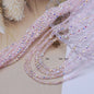 New 2 3 4mm Dyeing Rondelle Crystal Glass Beads