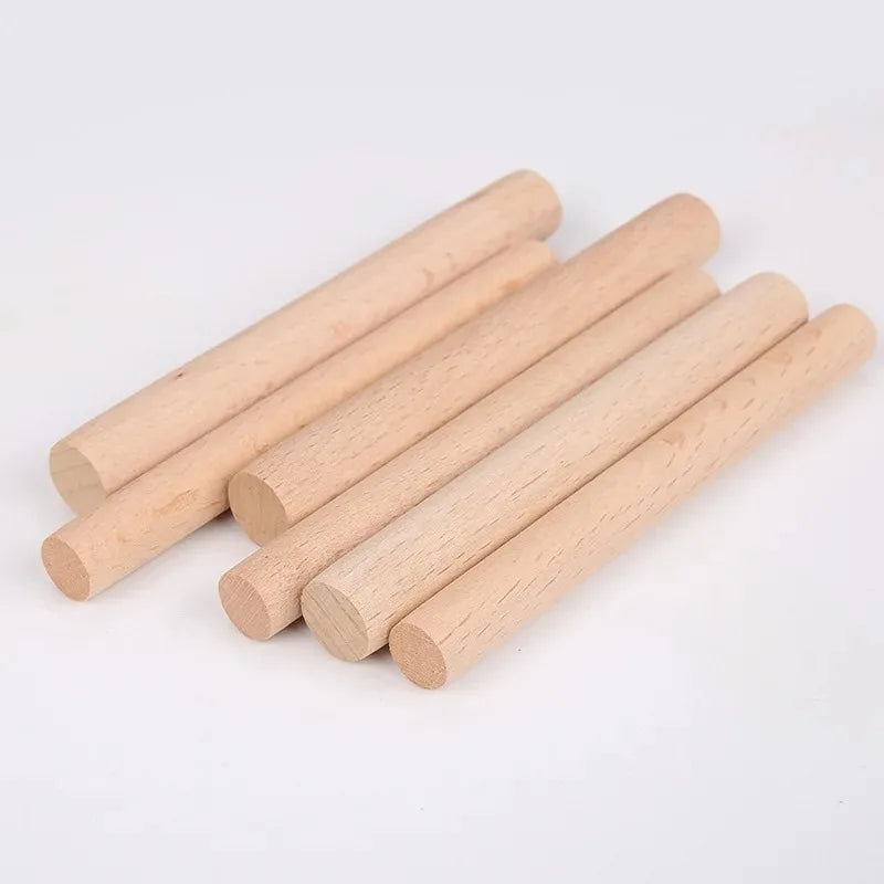 10pcs Wooden Dowel Rods