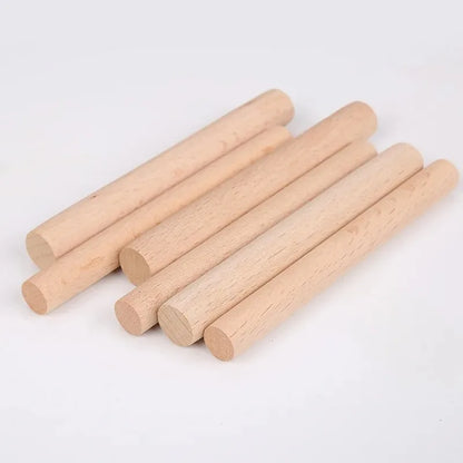 10pcs Wooden Dowel Rods