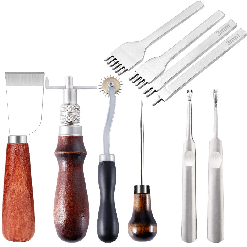 KRABALL Leather Craft Tool Kit Leather Hand Sewing Repair Kit