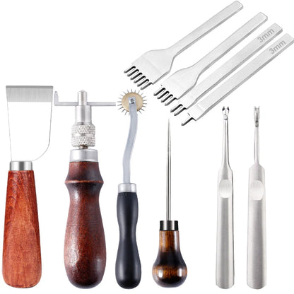 KRABALL Leather Craft Tool Kit Leather Hand Sewing Repair Kit