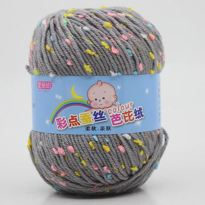 High Quality Wool Thread Eco-dyed Needlework Baby Cotton Cashmere Yarn