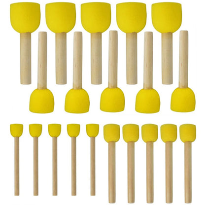 20pcs Round Sponges Brush Set Stencil Sponge
