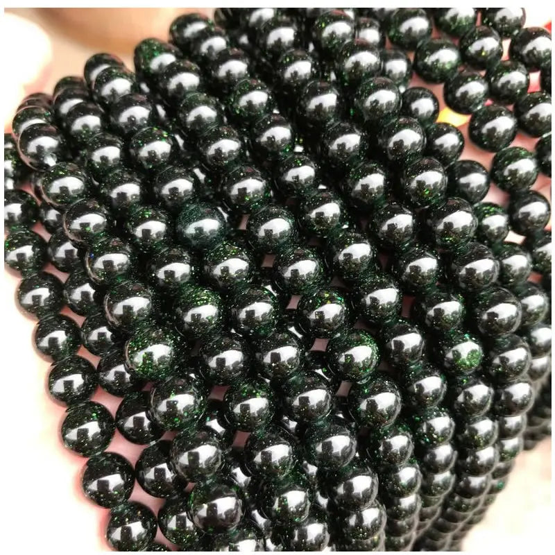 A++ Natural Golden Sandstone & Blue Sandstone & Green Sandstone Loose Beads