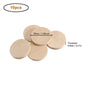 15-35mm Unfinished Smooth Round Wood Coins