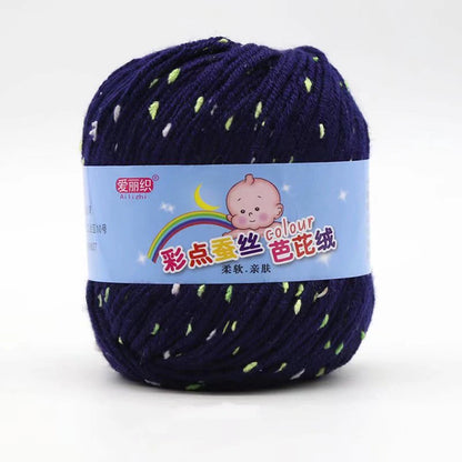 High Quality Wool Thread Eco-dyed Needlework Baby Cotton Cashmere Yarn