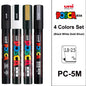 New Uni Posca Marker Pen Set PC-1M/3M/5M/8K/17K