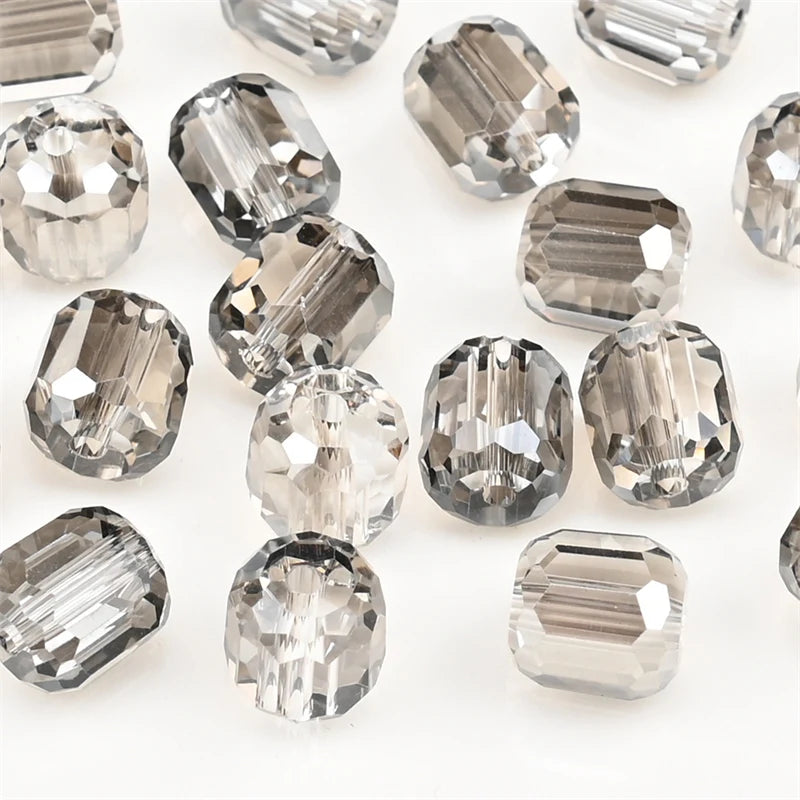 9mm Austria Crystal Beads Faceted Round Barrel Loose Spacer Beads