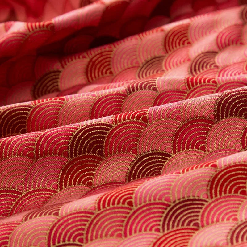 50x145cm Japanese Kimono Bronzed Fabric