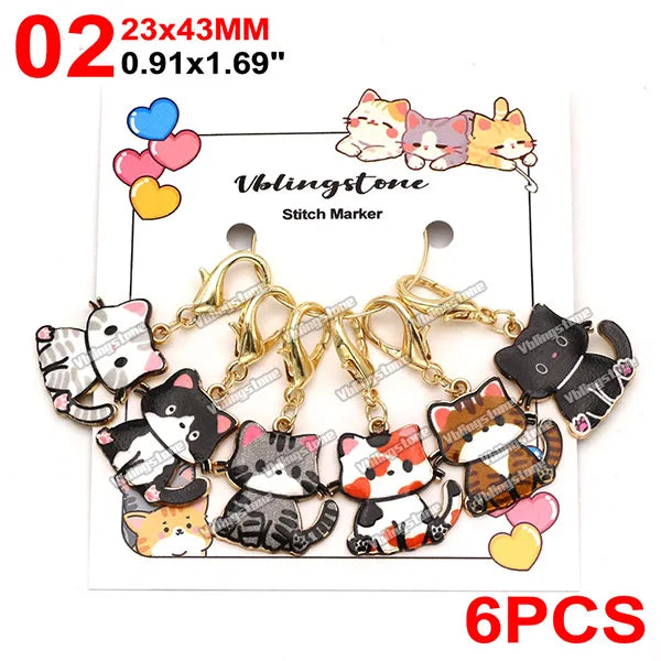 Cat Knitting Stitch Markers