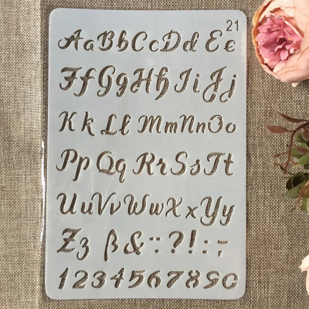 Heart Line Music Bear DIY Craft Layering Stencils