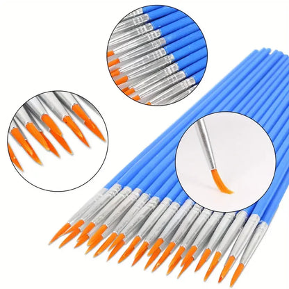 100pcs Paint Brushes Set for Kids