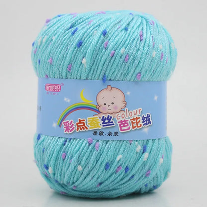 High Quality Wool Thread Eco-dyed Needlework Baby Cotton Cashmere Yarn