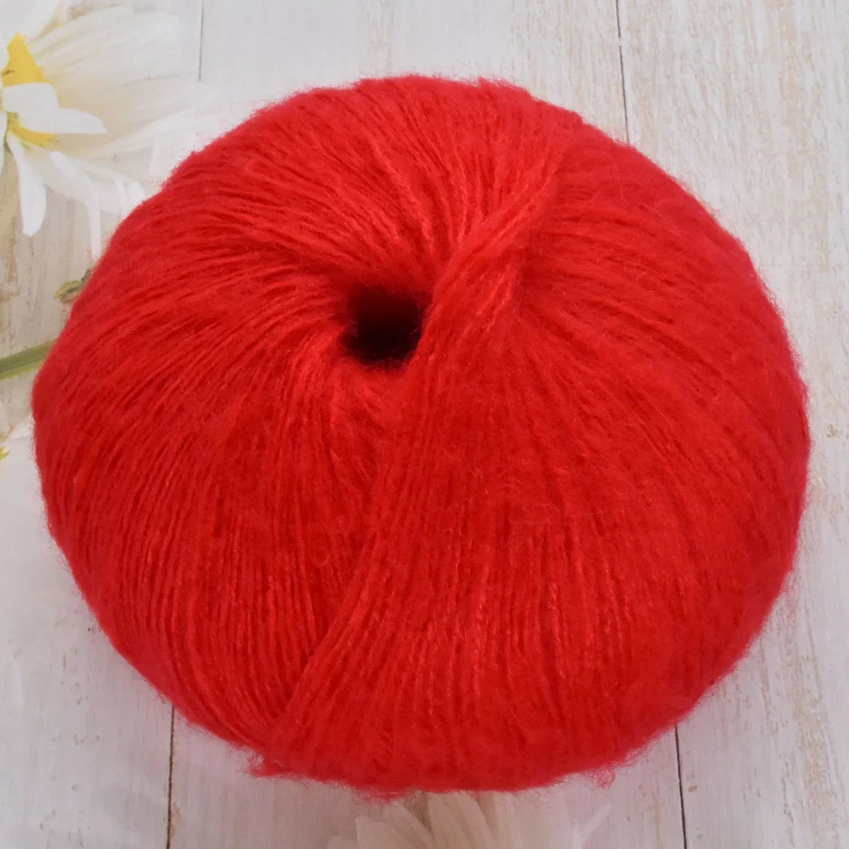 1pcs 50g Mohair Silk Wool Yarn 15% Wool 15% Mohair 40% Acrylic 30%