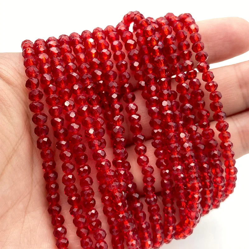Multicolor 2 3 4 6 8mm Austria Faceted Crystal Beads