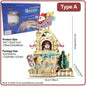 Christmas 3D Wooden Puzzle  Track Model Building Kit