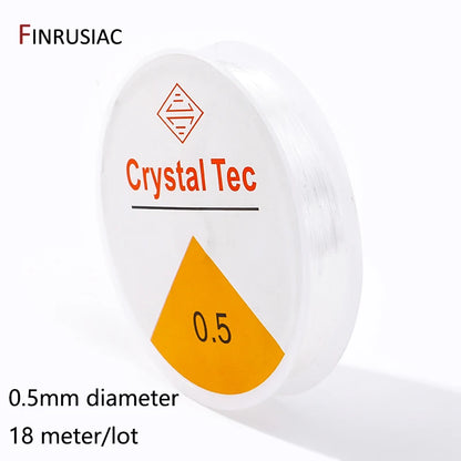 0.4-1.0mm Elastic Cord String Transparent Crystal Elastic Line