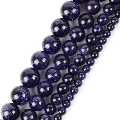 A++ Natural Golden Sandstone & Blue Sandstone & Green Sandstone Loose Beads