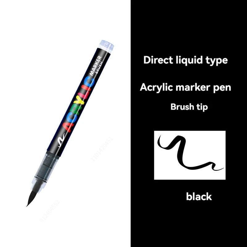 16 Colors Straight liquid Acrylic Paint Pen
