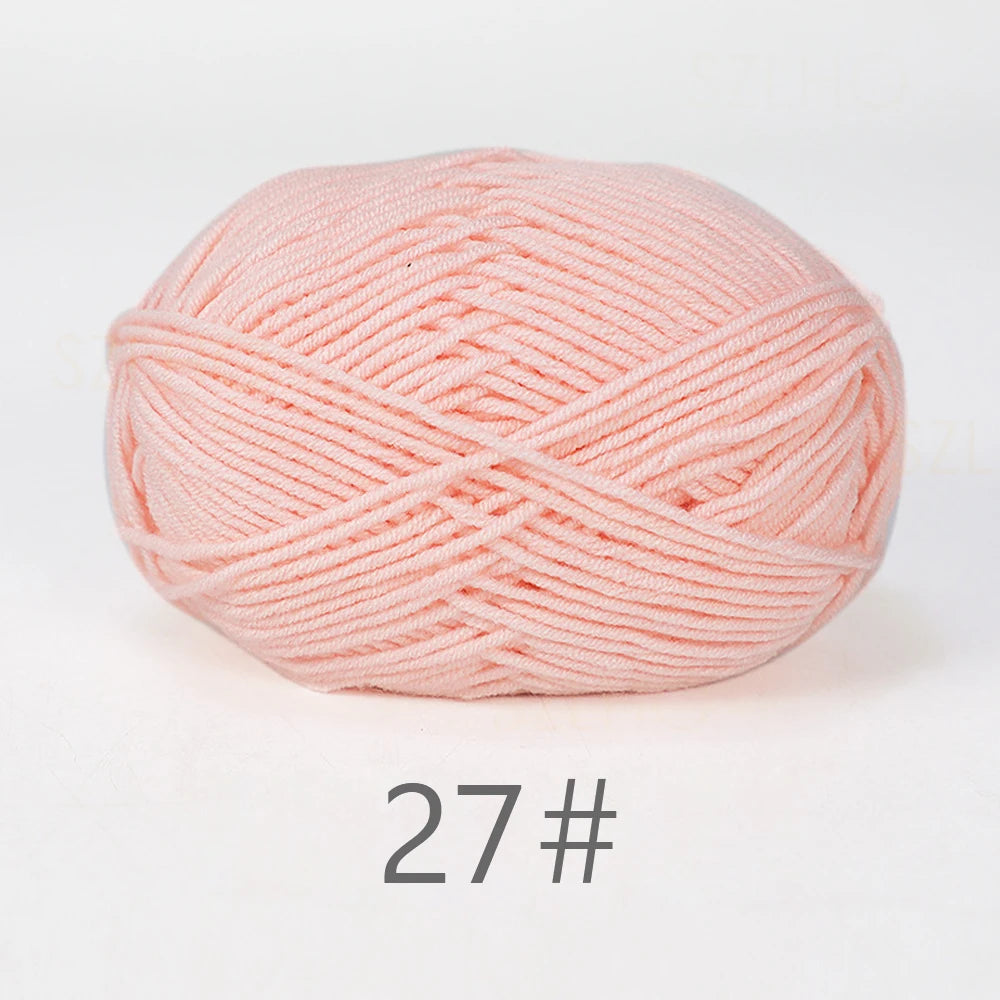A1-a 50g/Set Soft Milk Cotton Yarn for Crochet Threads for Knitting