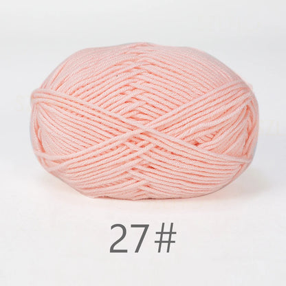 A1-a 50g/Set Soft Milk Cotton Yarn for Crochet Threads for Knitting