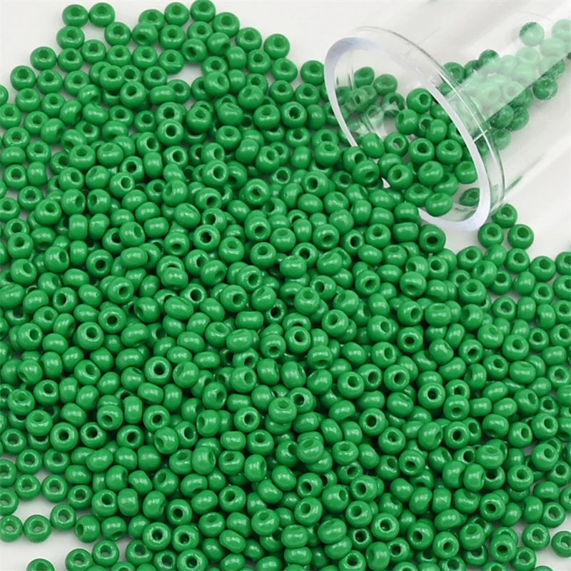 12Grams/Tube 2mm Metallic Seed Beads Japanese Round Glass Seedbeads 1200pcs