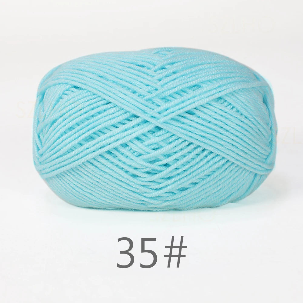 A1-a 50g/Set Soft Milk Cotton Yarn for Crochet Threads for Knitting