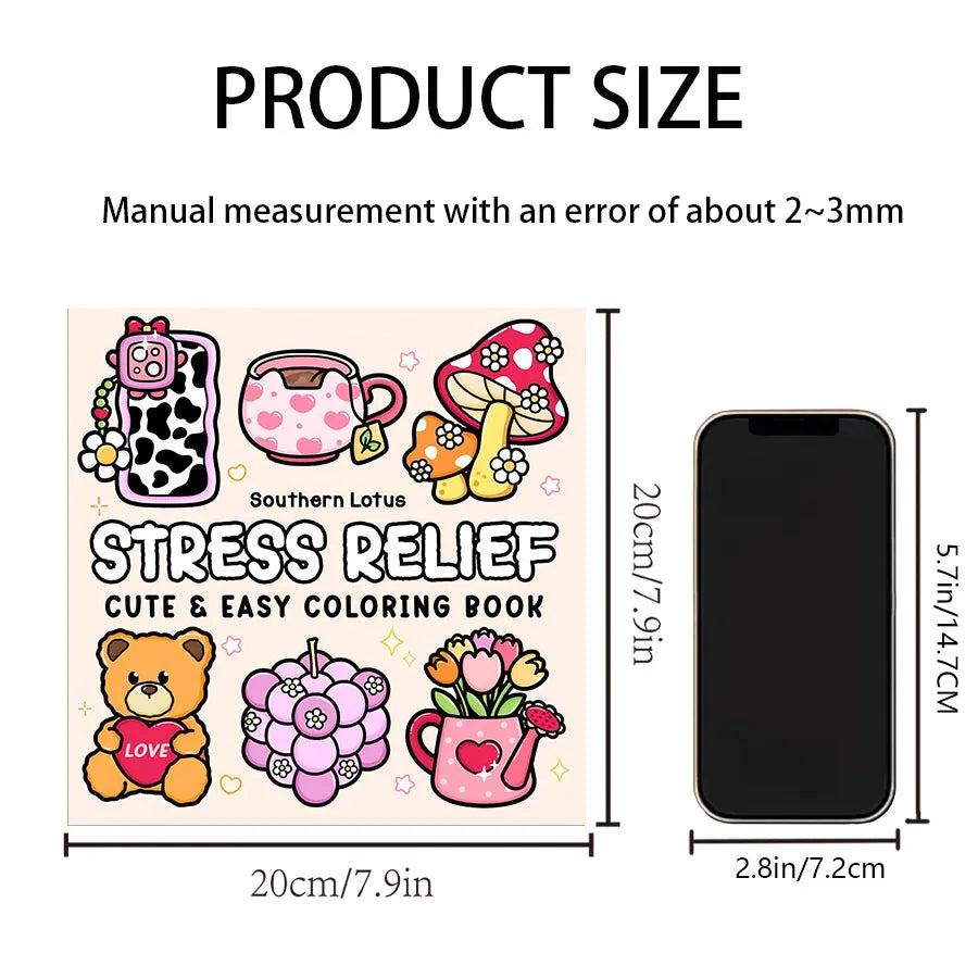 CUTE Bold-easy Patterns Coloring Book