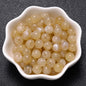 6-18mm Gradient Acrylic Beads Round Cat's Eye  Loose Spacer Beads