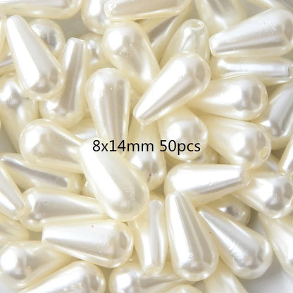 Cheap Accessories Mixed Water Droplets Shape Imitation Pearls