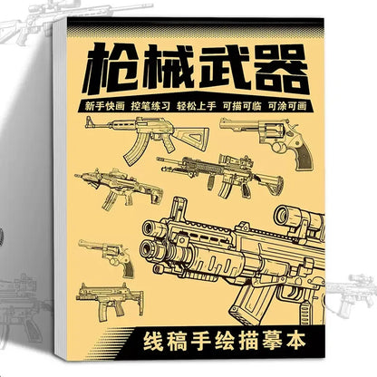 Anime Character Line Art Drawing Book for Beginners - 48 Pages of Simple Hand-Drawn Outlines
