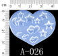 SNASAN Tiny Beads Cartoon Flowers Heart Star